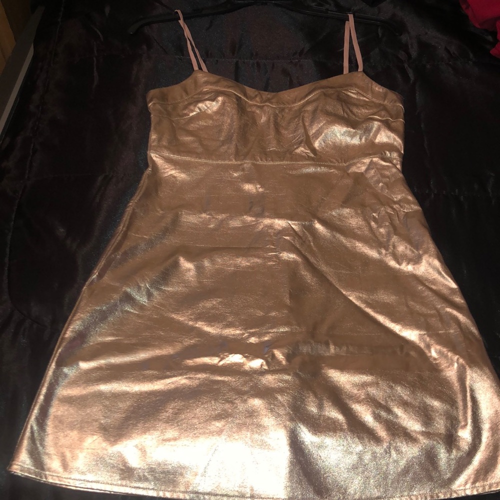 Forever 21 Gold Dress